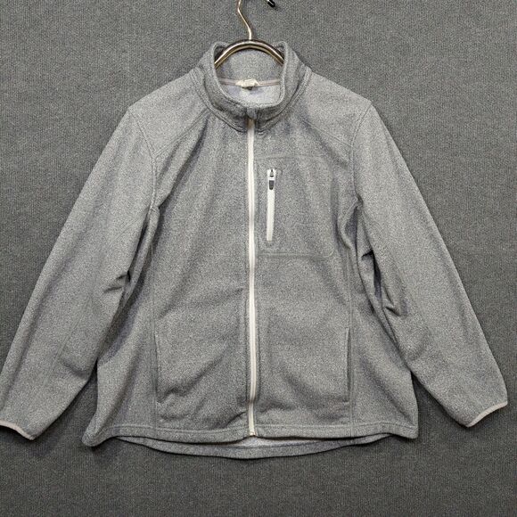 Duluth Trading Two Harbor Jacket Womens 2XL Polartec Fleece Full Zip Casual - Picture 1 of 12